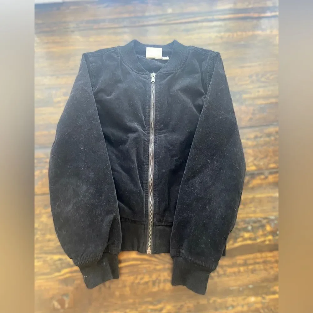 AG Adriano Goldschmied Moto Bomber Jacket S